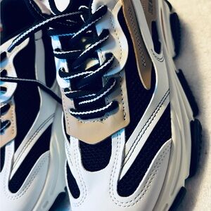 Steve Madden Black and White Sneakers